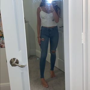 Hollister High Rise Jean Legging Advanced Stretch